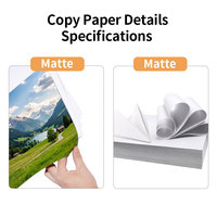 Papel Multifuncional A4 de 80g para Impresoras de Inyección de Tinta y Láser, Ideal para la Oficina Diaria e Impresión de Documentos