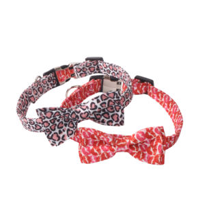 Amigo Factory Mayorista nuevo <span class=keywords><strong>collar</strong></span> de perro Día de San Valentín Love Lips serie <span class=keywords><strong>collar</strong></span> de perro <span class=keywords><strong>collar</strong></span> de girasol Hebilla semimetálica - Product Image 1