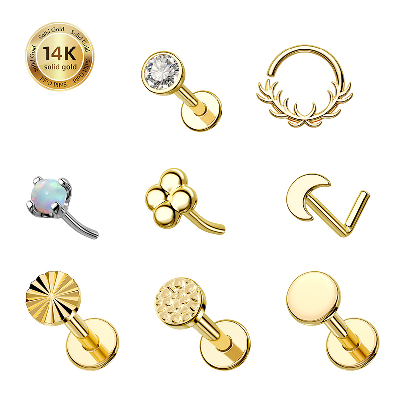 Toposh Luxury Piercing Jewelry 14K 18K