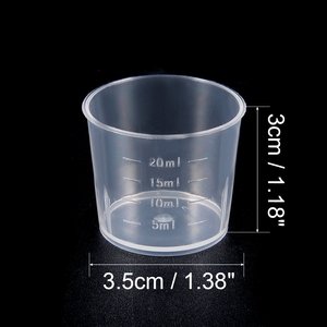 Nouvelles cuillères et tasses doseuses jetables écologiques en PP, capacité de 2 ml, compatibles lave-vaisselle - Product Image 2