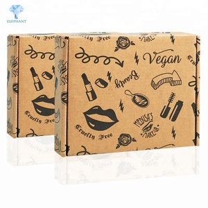 Boîte d'expédition cosmétique en carton ondulé kraft avec impression personnalisée - Product Image 4
