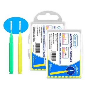 Commercio all'ingrosso della fabbrica di Nylon spazzole interdentali Private Label Gum Care dentaria pulizia dei denti per adulti - Product Image 1