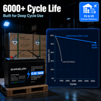 Batterie LiFePO4 12V 100Ah 200Ah 300Ah 600Ah 1280Wh à cycle profond, personnalisable, OEM, vente en gros, directement de l'usine, pour distributeurs en gros
