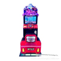 Anime Arcade Factory Promotion : Machine de jeu de simulation de conduite rapide de dirigeable, petite installation de jeu de course, modèle métallique simple