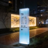 Señalización Direccional LED Personalizada para Tiendas y Empresas - Uso Interior/Exterior, IP65 Impermeable, Publicidad Independiente