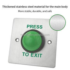 ANDUDU RED IP66 NO/NC/COM Mushroom <strong>Button</strong> 500000 Tested Push <strong>Button</strong> Door Release Wall <strong>Exit</strong> Switch Access <strong>Control</strong> Release <strong>Button</strong> - Product Image 4