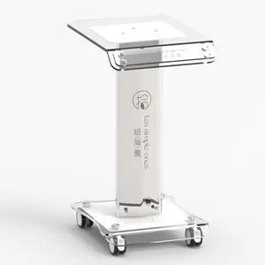 ABS Beauty Salon Trolley Salon Verwenden Sie Sockel Rollwagen Rad Aluminiumst änder Körperpflege geräte Teile für Spa und Salon