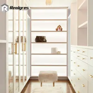 best quality Custom open design portable armoire wardrobe clothes closet cabinet wood wardrobe