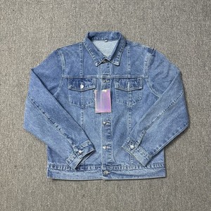 Conjunto De Dos Piezas De Jeans Personalizado A Precio De Fábrica Traje De Jeans Bordado Lavado Estampado Chaqueta De Mezclilla Para Hombre Conjuntos De Jeans <span class=keywords><strong>Azules</strong></span> Para Hombre - Product Image 3