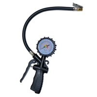 Wolange Pistolet de gonflage à air durable pour pneus auto Jauge de pression numérique pour pneus Compteur gonflable Plastique Acier