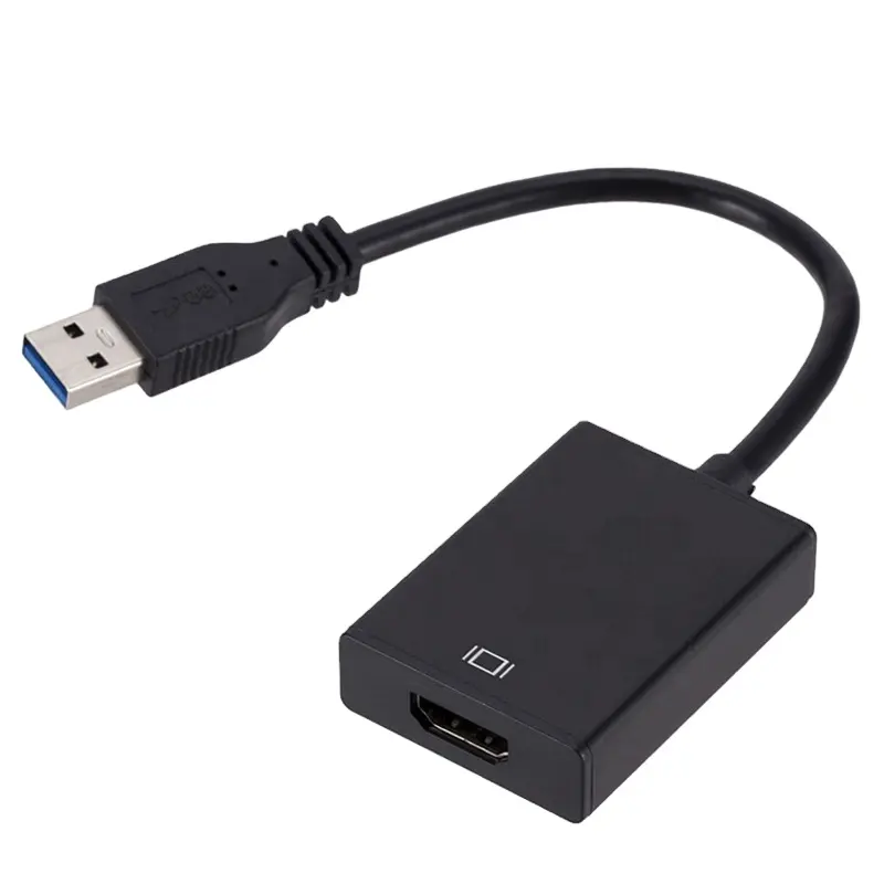 1080P USB 3.0 Male to HDMI Female Video Converter Adapter Cable For Laptop HDTV TV
