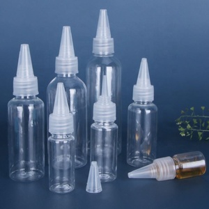 Botella de Plástico Transparente PET de 1OZ, 2OZ, 3OZ, 4OZ, 5OZ, 6OZ, 8OZ, 9OZ, 10OZ, 16OZ con Tapón Dosificador Yorker para Pegamento - Product Image 6