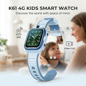 สมาร์ทวอทช์เด็ก Android 4G แบบถอดได้ กันน้ำ IP67 ระบบติดตาม GPS แบบเรียลไทม์ พร้อมปุ่ม SOS สนทนาด้วยเสียง น้ำหนักเบา - Product Image 1