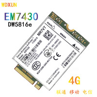 EM7430 DW5816e GOBI6000 Kartu 4G LTE untuk Dell Latitude 7280 7285 7290 7389 7390 7480 7490 E7470 Cat6 300M Modul 4G