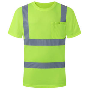 Venta caliente Manejo de stock Chaleco DE SEGURIDAD Tasa al por mayor Logotipo personalizado Ropa de trabajo de invierno ANSI Clase 1 Cinta verde altamente reflectante - Product Image 1