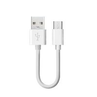 Cable de Datos USB-A a USB-C de Alta Calidad, Diseño Corto de 10cm/20cm de Longitud, Cable USB Tipo-C para Carga Rápida