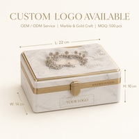 Boîte cadeau de luxe en résine avec estampage à chaud personnalisé, vente directe usine, boîte en résine pour flacon de parfum, taille personnalisée, logo, valorisation de la marque