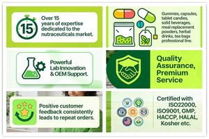 OEM Natural Matcha Green Tea Gummies Antioxidant Wellness Support Vegan Dietary Supplement Adult Gummy Candy Newborn - Product Image 5