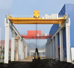Grúa <span class=keywords><strong>Puente</strong></span> Mecánica de Doble Viga con Bomba de Engranajes PLC para Construcción y Uso Agrícola, 30m de Vano, 20m de Altura de Elevación, para Recolección de Arena - Product Image 3