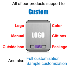 الأكثر مبيعًا 5 مقياس رقمي للطعام وزن الإلكتروني من الفولاذ المقاوم للصدأ موازين طعام للمطبخ رقمية مع شاشة Lcd - Product Image 2