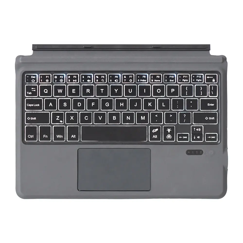 Cover per tastiera Magic Tablet da 10 pollici con retroilluminazione a 7 colori Smart Keyboard Folio per Surface GO/GO2 con Touchpad