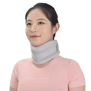 All'ingrosso medicale morbido elastico Unisex supporto collo tutore traspirante collare cervicale in schiuma con Logo personalizzato per alleviare il dolore al collo