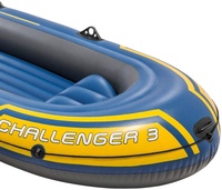 Ensemble de bateaux gonflables INTEX 68370 Challenger 3 avec rames pour 3 personnes 116 "X 54" X 17"