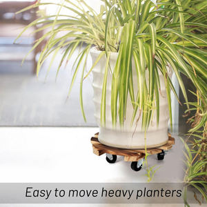 <strong>Plant</strong> Caddies With <strong>Wheels</strong> Durable Sturdy,<strong>Plant</strong> Caddy With Smooth Sliding <strong>Wheels</strong> Heavy Duty Rolling <strong>Plant</strong> <strong>Stand</strong> - Product Image 2