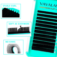 VAVALASH Cils Mixte en Plateau Courbure C et D, Finitions Mat et Brillant, 12 Rangées, Extensions de Cils en Soie, Vison et Volume Russe