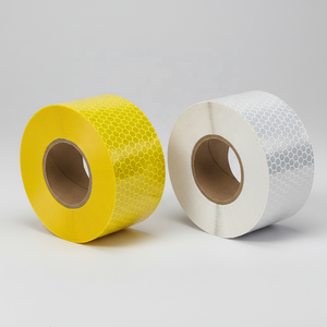 Cinta Adhesiva Reflectante de Alta Intensidad TONGXING ECE para Automóviles, <span class=keywords><strong>Película</strong></span> PET Redonda de Seguridad para Automóviles, Advertencia de Seguridad DOT--C2, Visibilidad - Product Image 1