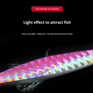 Ima mô <span class=keywords><strong>h</strong></span>ình nước ngọt biển câu cá mồi chì dài đúc 20g sắt tấm sequin cá thu <span class=keywords><strong>h</strong></span>út cá chép mục tiêu Trần Tấm bánh - Product Image 3