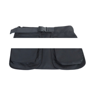 Men's Multi-Functional Zipper Waist <b>Bag</b> <b>Black</b> Thickened Outdoor Sports Fashion Belt Apron With Pockets - Product Image 5