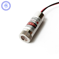 Module de Diode Laser rouge 9mm 650nm, Laser croisé de ligne à points réglable 50mw 3-5V