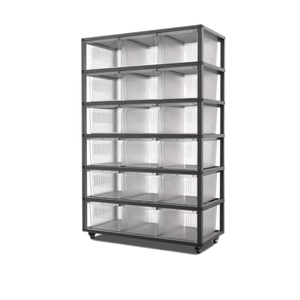 Petite boîte d'alimentation en plastique pour reptiles Serpent Terrarium Habitat Cage d'élevage d'animaux Lézard Conteneur d'éclosion et Gecko Maisons - Product Image 3