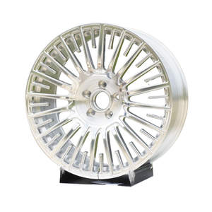 Ruedas forjadas de radios densos con acabado pulido espejo de 16-22 pulgadas, llantas de aleación forjadas personalizadas para automóvil 5x112 5x114.3 5x120 para Range Rover <span class=keywords><strong>Velar</strong></span> - Product Image 3