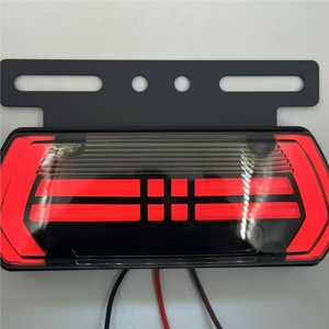 Feu latéral de camion étanche 24V Black Shark Colorful Edge Light avec clignotant et feu arrière de recul - Product Image 4