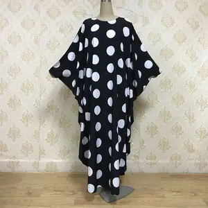 Di Vendita superiore Lungo Maxi Vestito di Stile Dubai Abbigliamento Islamico Vita Libera Del Manicotto Del Blocco Del Vestito Abaya Per Le Donne Africane