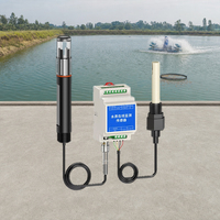 Capteur de qualité de l'eau pour l'aquaculture pH EC TDS Salinité 5 en 1 RS485 4-20mA pour la surveillance en ligne des étangs à crevettes et des fermes piscicoles