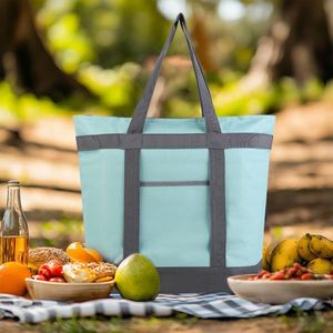Bolsas Térmicas Aisladas para Comestibles, Bolsas Reutilizables Grandes con Cierre Hermético, Bolsas de Compras Térmicas para Entrega de Alimentos - Product Image 5