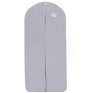<span class=keywords><strong>Housse</strong></span> de vêtement grise non tissée pliable pour le rangement suspendu des vêtements, idéale pour les voyages et le déménagement, avec poche intégrée - Product Image 2