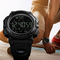 Montre connectée pour les hommes, pour les téléphones Android et IOS, rappel des Calories, podomètre, moniteur de Fitness, Led, 1303