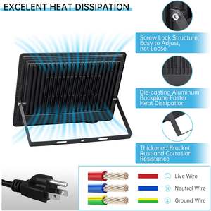 Projecteur LED haute puissance IP66 en gros, 10W-400W, pour usage routier, avec angle de faisceau de 360° - Product Image 5