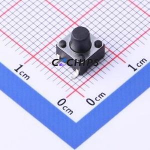 TSD003A06526A02 Tactile Switch SMD-4P,6x6mm Switch Round Button 2.6N Vertical Mount 6mm - Product Image 1