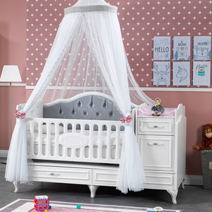 <span class=keywords><strong>Lit</strong></span> et berceau pour bébé en bois massif, design moderne, style européen, pour hôtel et école, meubles de chambre d'enfant - Product Image 2