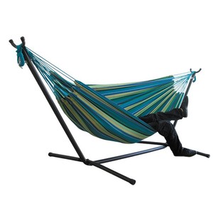 <b>Canvas</b> Outdoor Camping Portable Single Hammock Stand Indoor Home-use Iron <b>Frame</b> with 200kg Capacity for Children - Product Image 3
