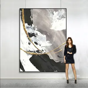 Custom Abstract Oil Painting On Canvas Modern Oil Painting Hand Painted Large Wall Art For Home Decor