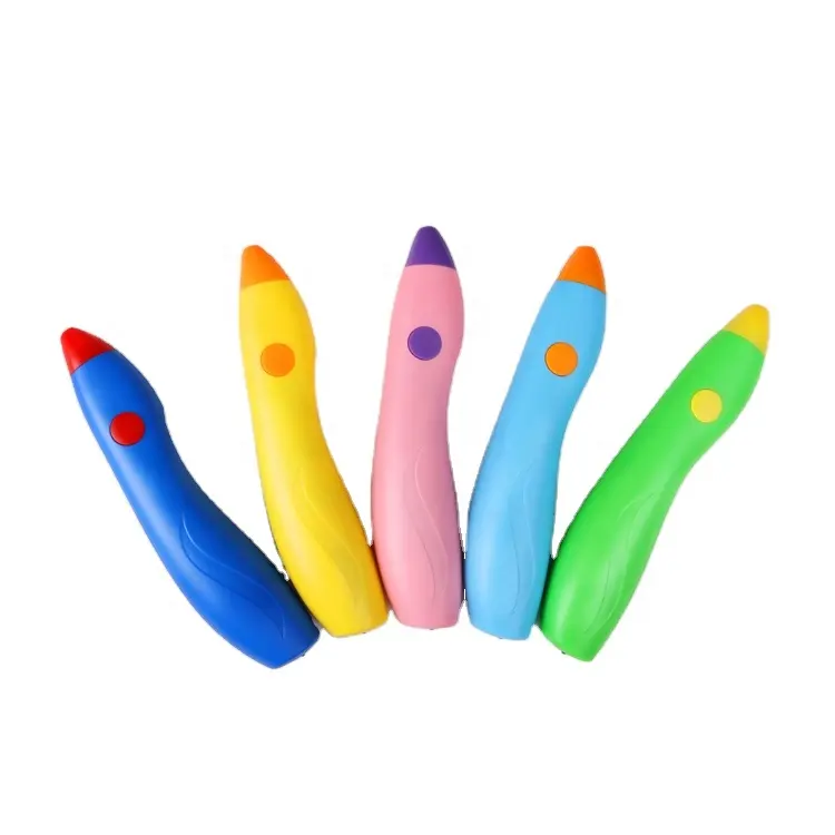 Fabriek Op Maat Voor Kinderen Schilderij Speelgoed Spray Pen Air Marker Training Kinderen Onderwijs Leren Kleur Pen Kunst Kit