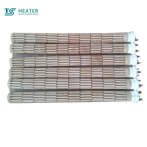 Calentador de cerámica Cordierita Bobina de cerámica Tubo radiante <span class=keywords><strong>Elemento</strong></span> calefactor - Product Image 5