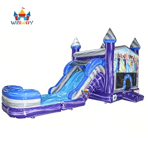 Château Gonflable avec Bannière Personnalisée Gratuite, Tendance Coréenne, Maison de Rebond avec Toboggan, Aire de Jeux à Vendre et pour Location de Fêtes - Product Image 3