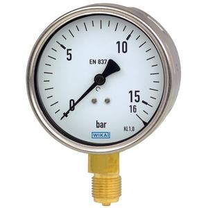 스테인리스 스틸 고압 디지털 타이어 압력 게이지 (황동 피팅 포함) - Product Image 1